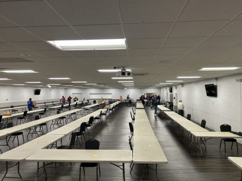 Setup - vendors start coming in